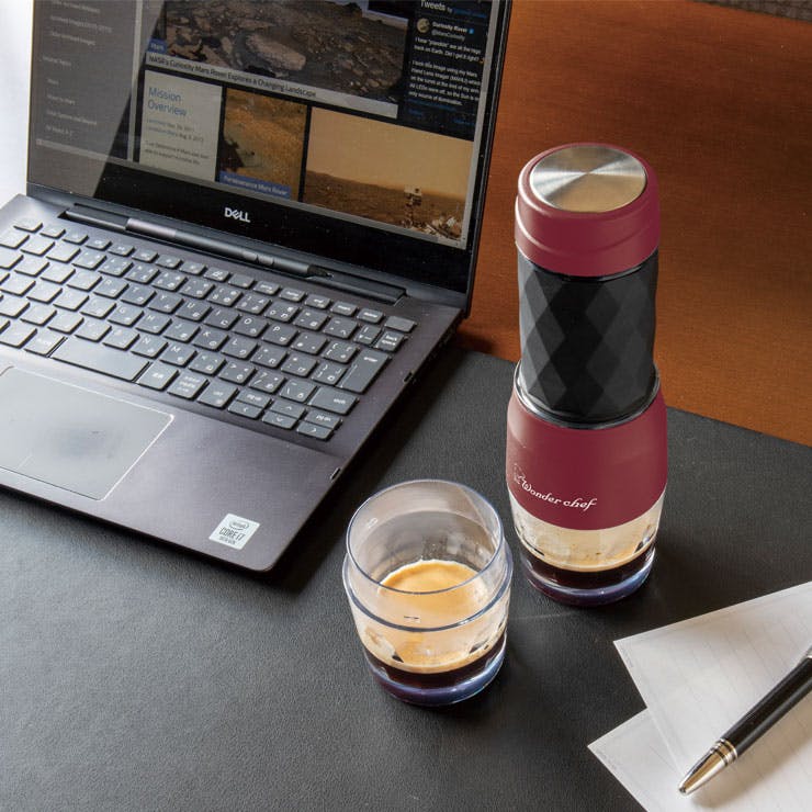 ワンダーシェフ ポータブルエスプレッソメーカー コーヒー粉専用