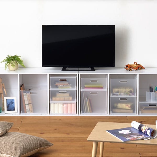 SANKA squ+ サンカ インボックス 収納ボックス 横型 NIB-YLCL 9個組