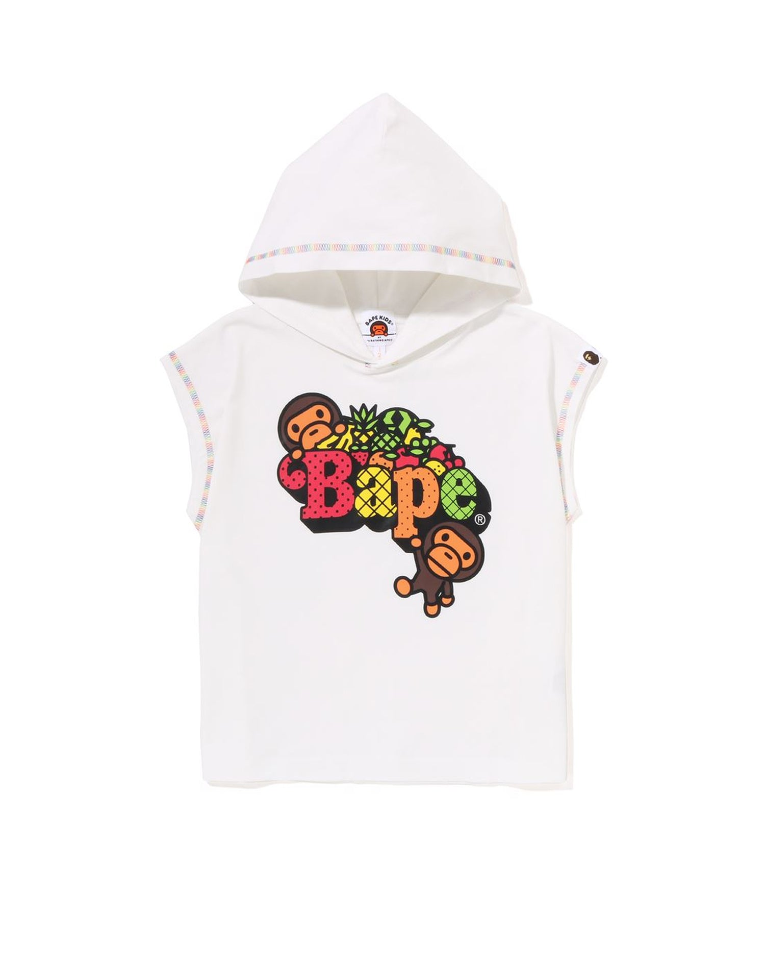 A BATHING APE® Kids Baby Milo Fruit S/S Pullover Hoodie | Bape