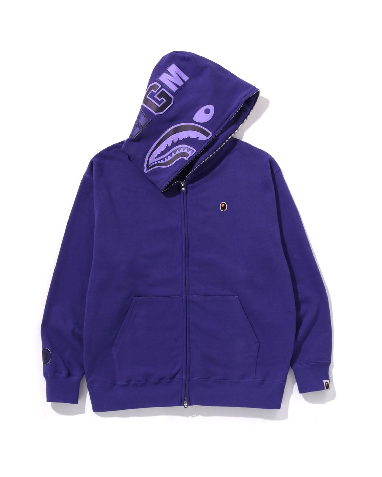 A BATHING APE® One Point Ape Head Shark Relaxed Fit Full Zip