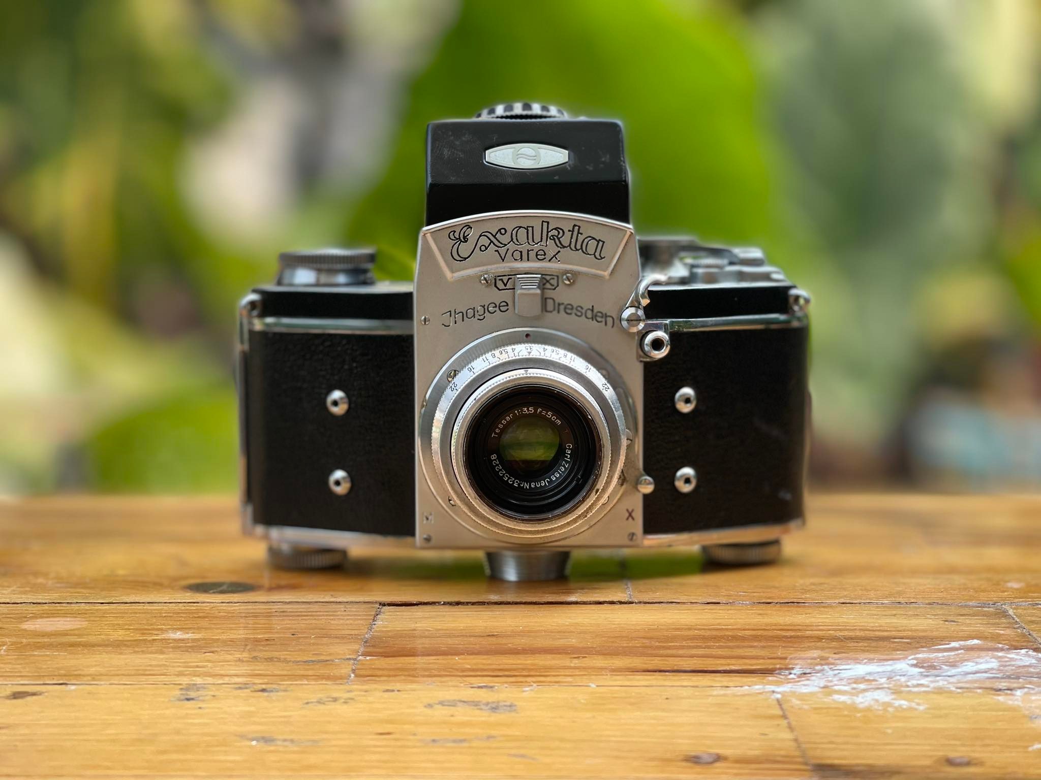 EXAKTA VAREX VX JHAGEE DRESDEN CARL ZEISS JENA TESSAR 50MM.F3.5 T