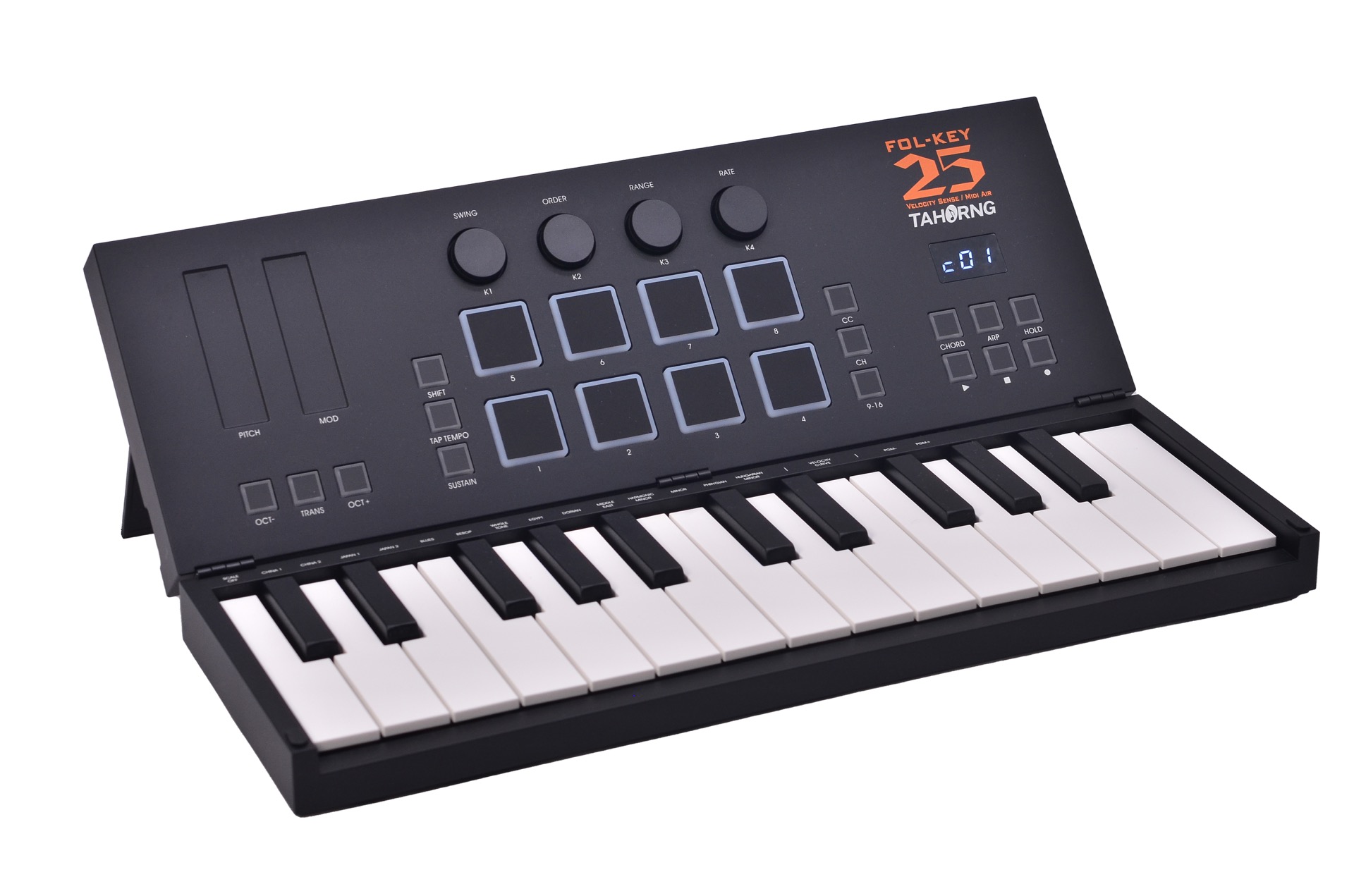 TAHORNG FOL-KEY25 | 25鍵フルサイズ鍵盤＆ベロシティー対応の