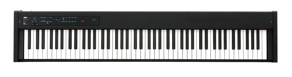 Korg D1 / D1 WH | 持ち運びも可能なコンパクトなデジタルピアノ