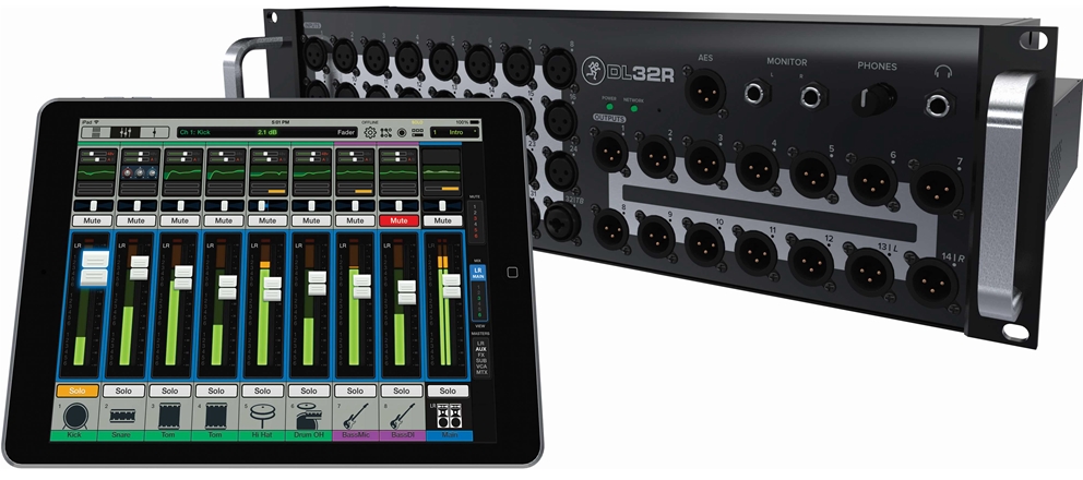 iPadでミキシング機能すべてをコントロール！MACKIE 「DL32R」発表