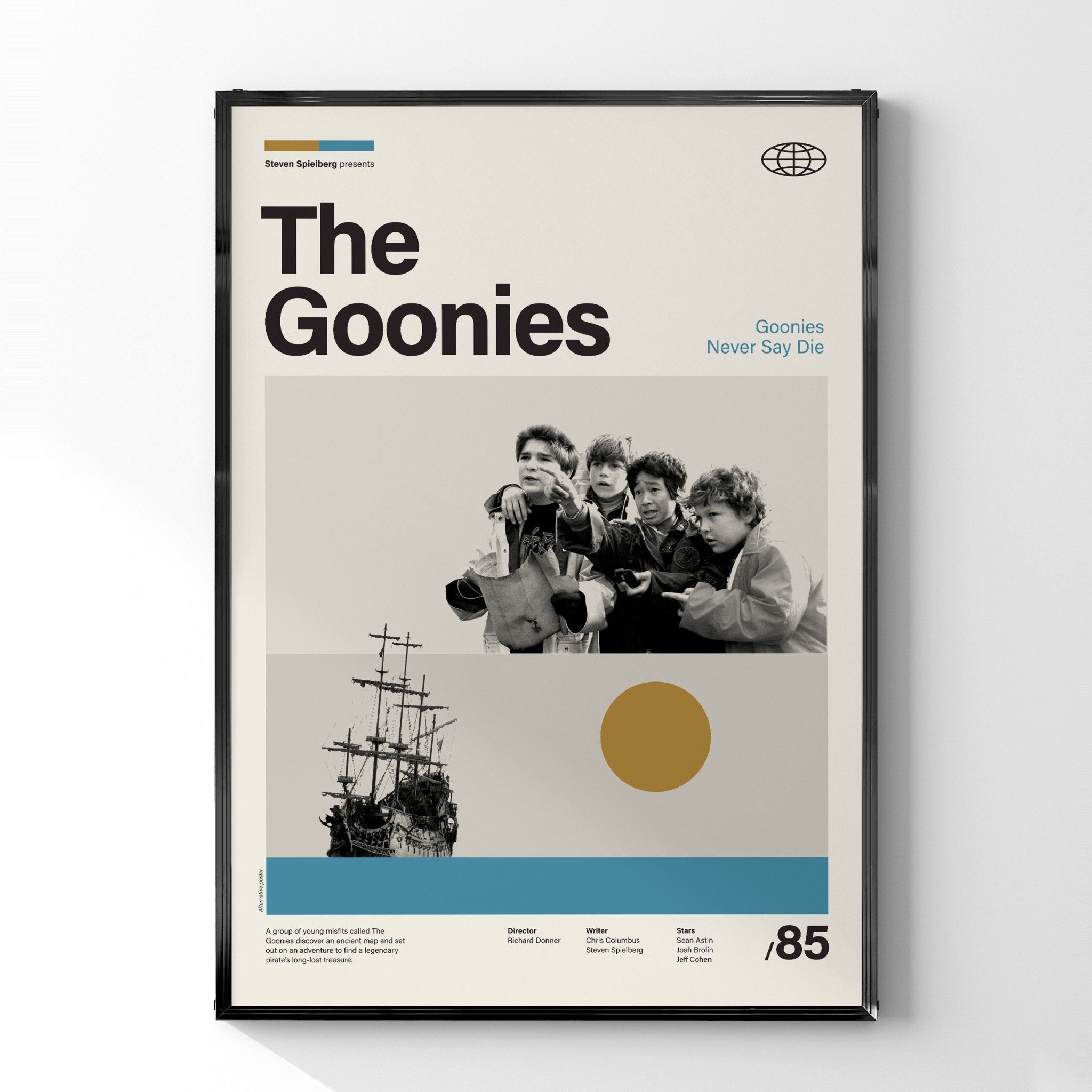 グーニーズ」ミニマリストアートポスター – Ink Jp