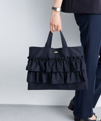 リボンジャカードトートバッグ（B4対応） AMー26BGー001