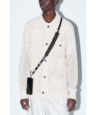 Leather braid phone strap TZ252ー