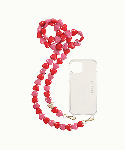 ☆スマートフォンチェーン CUORE PURPLE | Louvini Paris