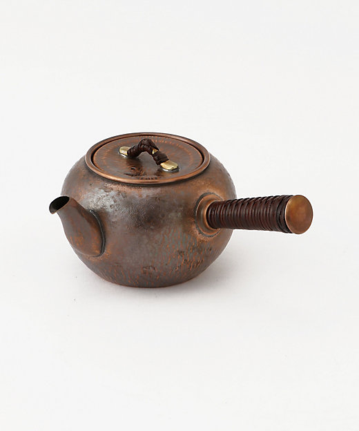 受注商品】銅製急須丸型（中） トリコロール | 長澤製作所/ナガサワ