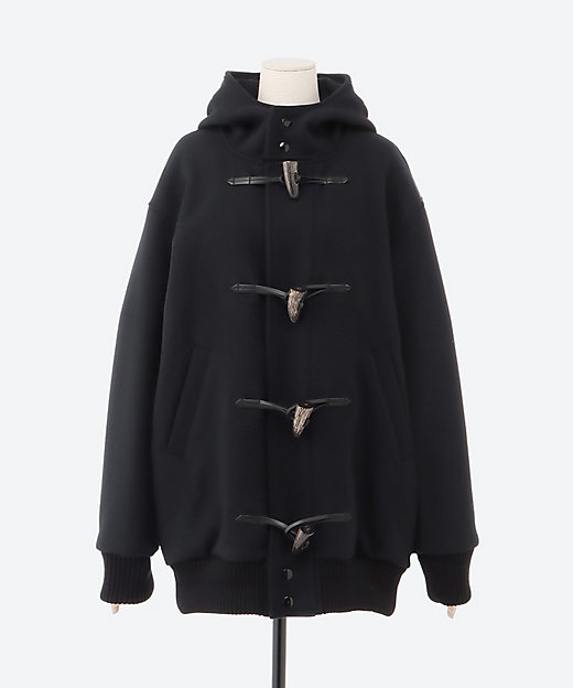 Super140 Wool Melton Hooded Bomber