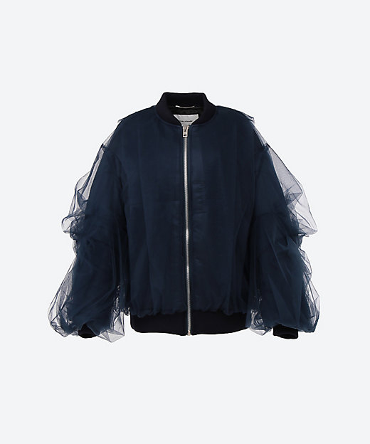 チュール付ブルゾン | Chika Kisada (Women)/チカ キサダ | 三越伊勢丹