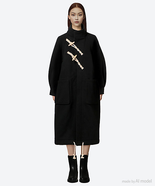 DOUBLE FACE DUFFEL COAT 17473 | HYKE