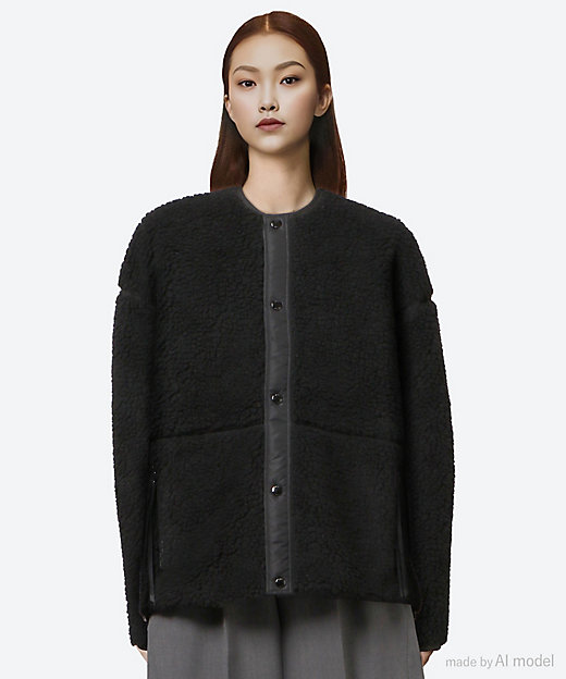 FAUX SHEARLING JACKET 25FW／17558