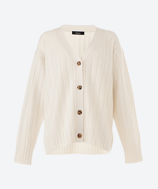 ローゲージカシミヤニットカーディガン | ebure (Women)/エブール