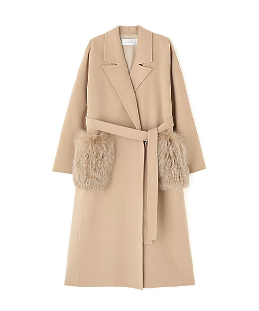 ソリッドウールリバーコート（5315252901） | ADORE (Women