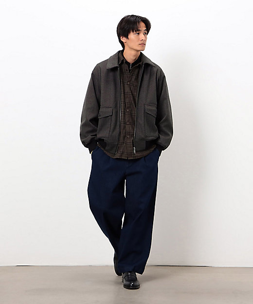 ジャージー ツイード ジップブルゾン（4722BM26） | COMME CA