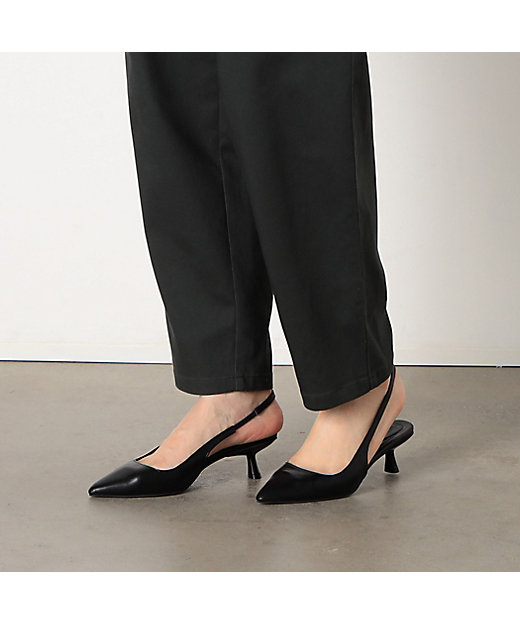 ポインテッドトゥ スリングバッグ パンプス（1288ZE04