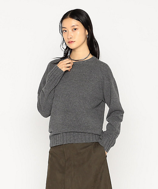 ラウンドネック ニットプルオーバー（2823IM11） | BASILE28