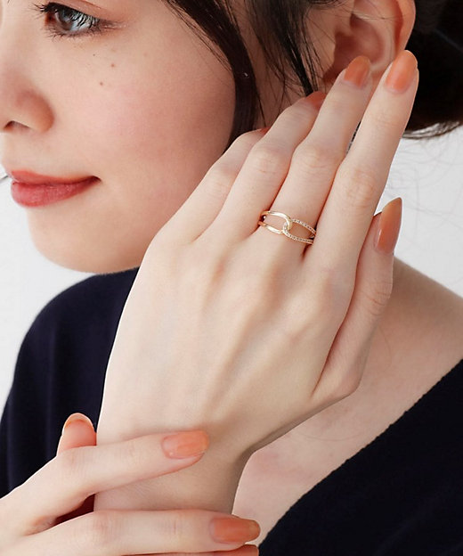 K10ダイヤモンド ノットリング（2001766799