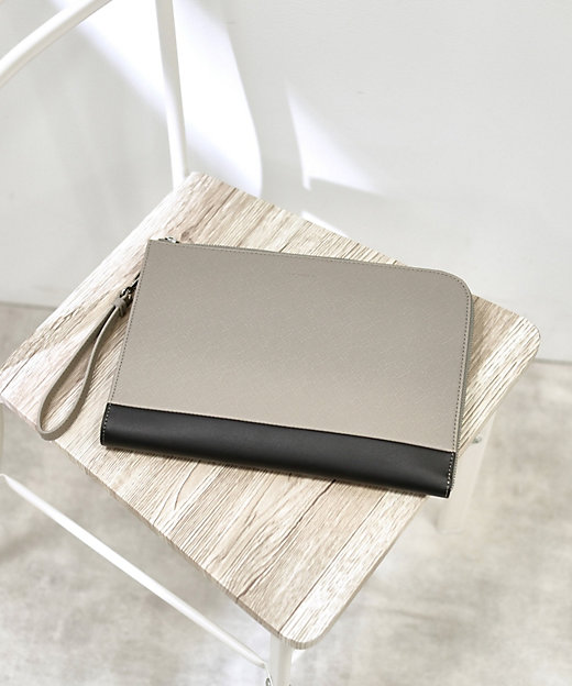 L字クラッチバッグ【冠婚葬祭／ビジネス／セレモニー／パーティー