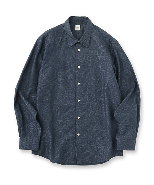 ジャカード織】ペイズリー総柄 シャツ（2002272516