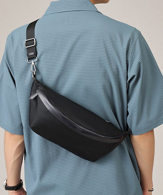 ヘビタン】レザーコンビナイロン ボディバッグ（2002339132