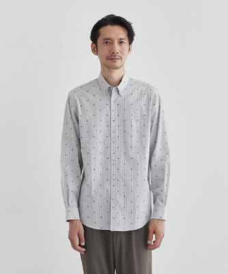 ハットモチーフ ジャカード ストライプ シャツ（2002369832