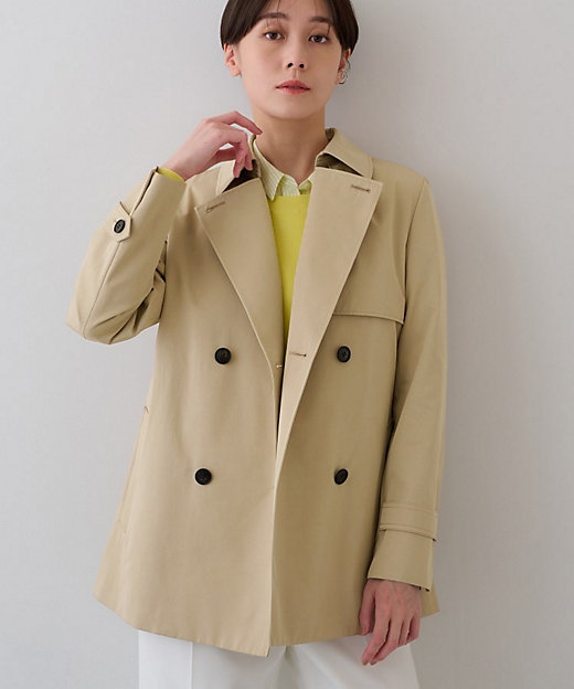 撥水／UVケア】ミドル丈トレンチコート（2002386685