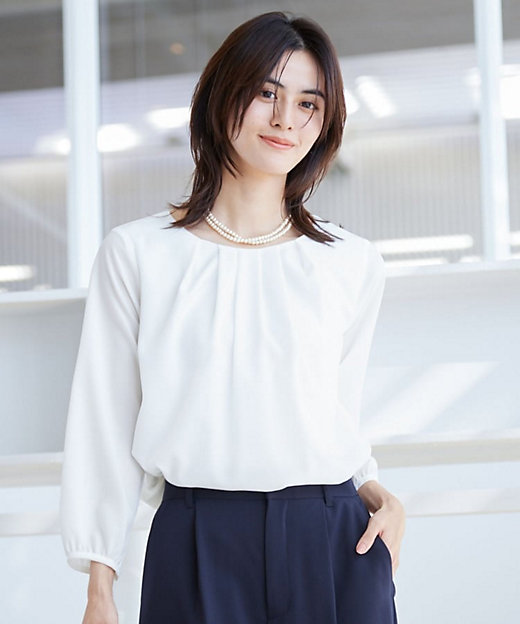 入卒／セレモニー／洗える】ジョーゼットブラウス