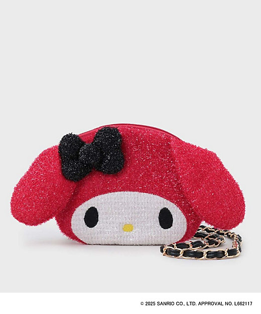 マイメロディ】たれ耳フェイス型2WAYキラキラミニショルダー