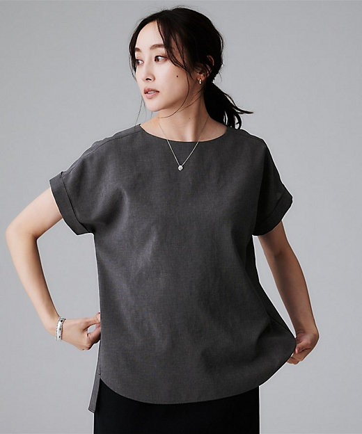 セットアップ可／はっ水／通勤】リラククール 半袖ブラウス