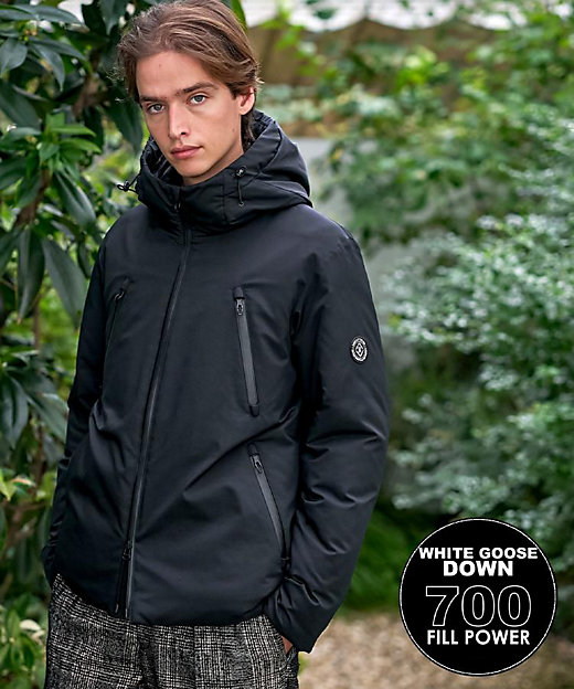 700フィルパワー／高品質ダウン】ウォータープルーフ ホワイト