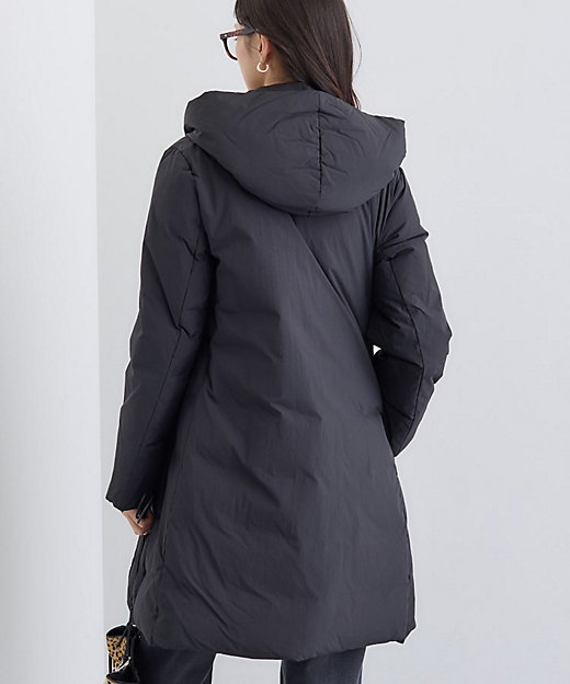 撥水／洗える】ステッチレス ロングダウンコート