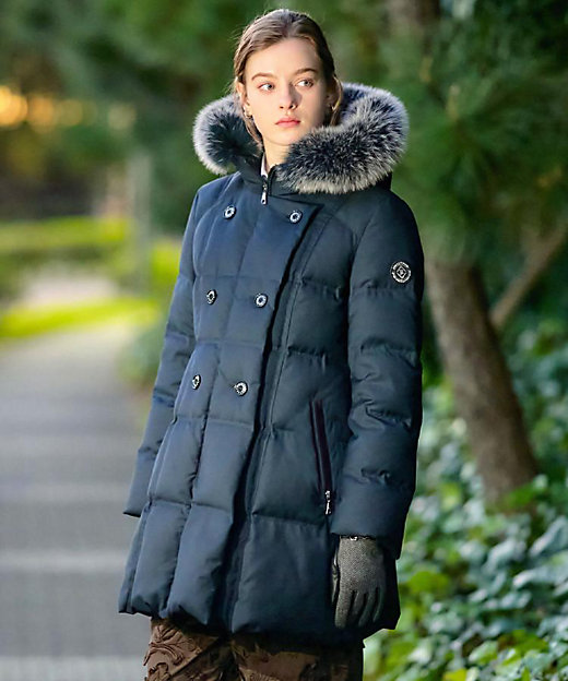 CLASSY．12月号掲載】ブルーFOXファーナポレオンホワイト