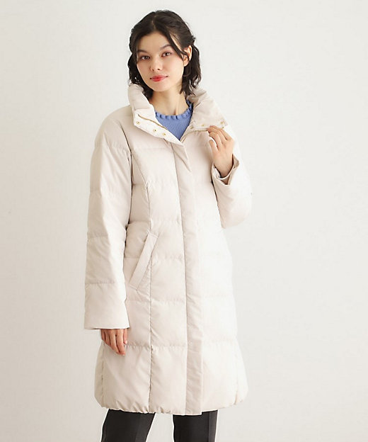 ダウン使用／同柄アイテムあり】ライリー バタフライズ柄ロングダウン