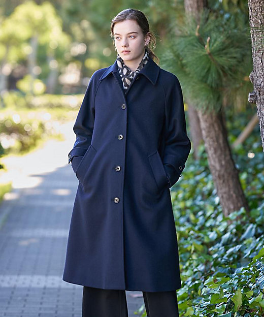 Super110sウールステンカラーコート（2002542461