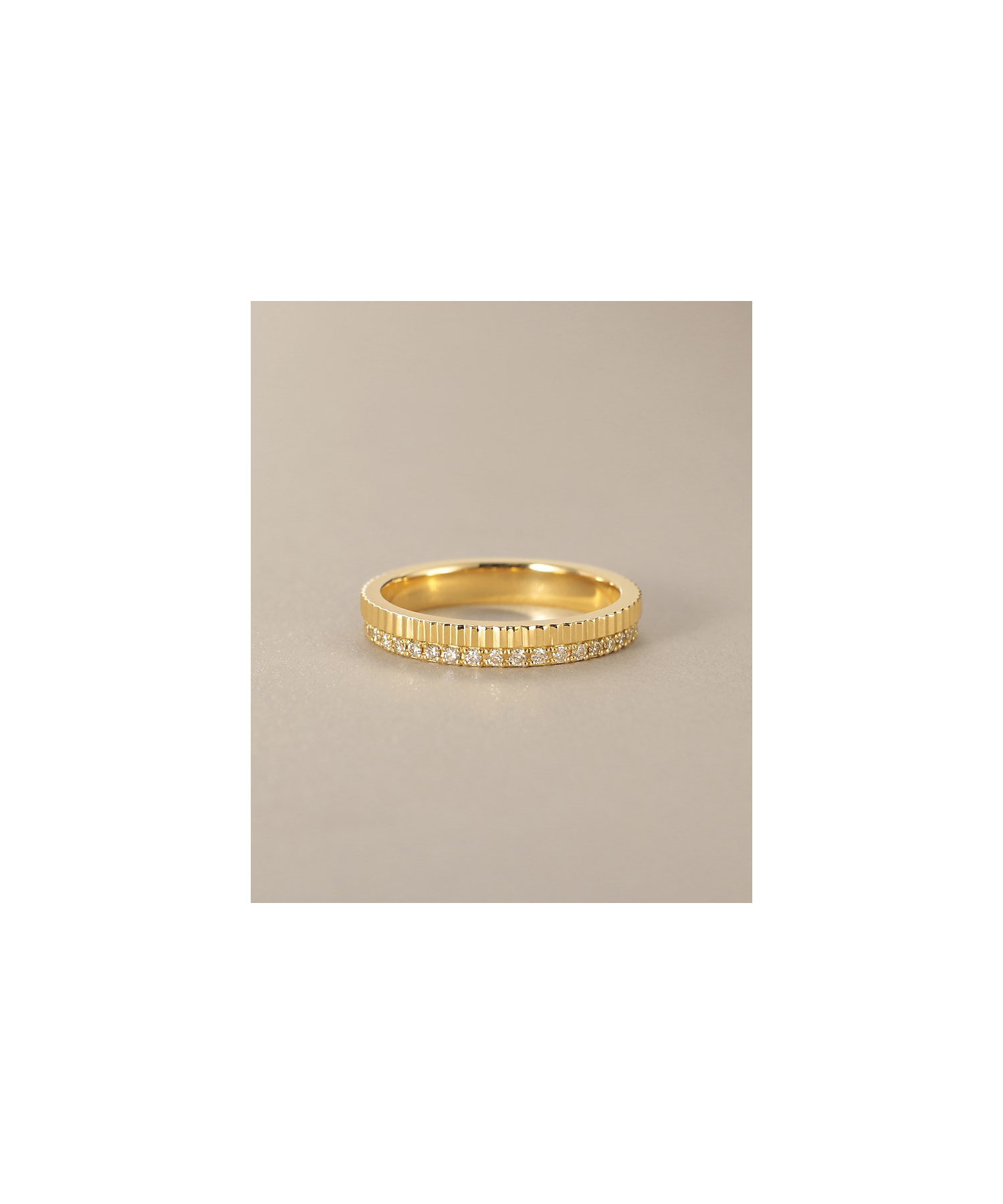 K18ダイヤモンド 縦溝 リング（2002560665） | COCOSHNIK