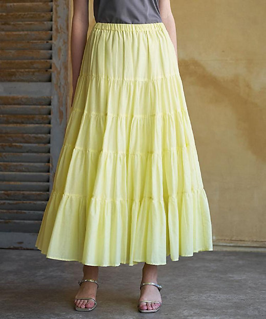 コットンボイルティアードスカート（2002595047