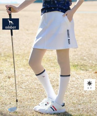 ADABAT NAVY】UVポンチAラインスカート