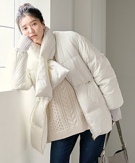 SLOW／一部店舗限定】ヴィンテージナイロン ダウンコート