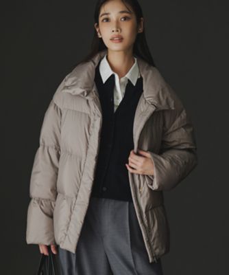 Oggi掲載】シレータフタ ハイネック ショート ダウンコート