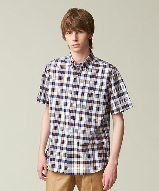 インディアンマドラスチェック シャツ ／ B．D