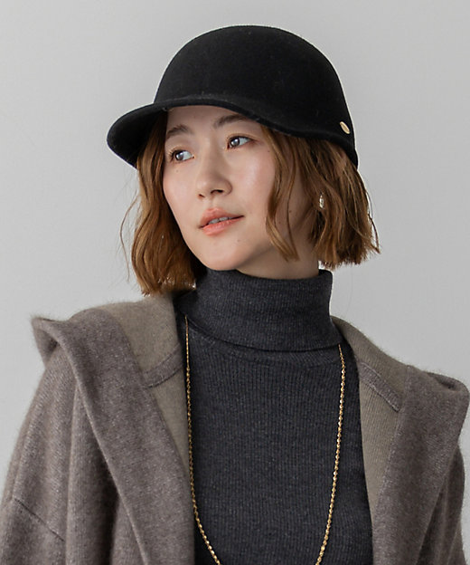 見上愛さん着用】フェルト キャップ（HT3DCA0301） | 23区