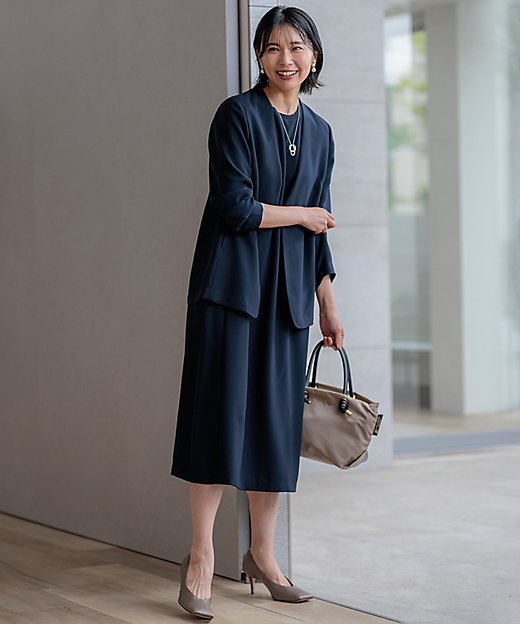 洗える／吸水速乾／UVカット／接触冷感】ストレッチジョーゼット