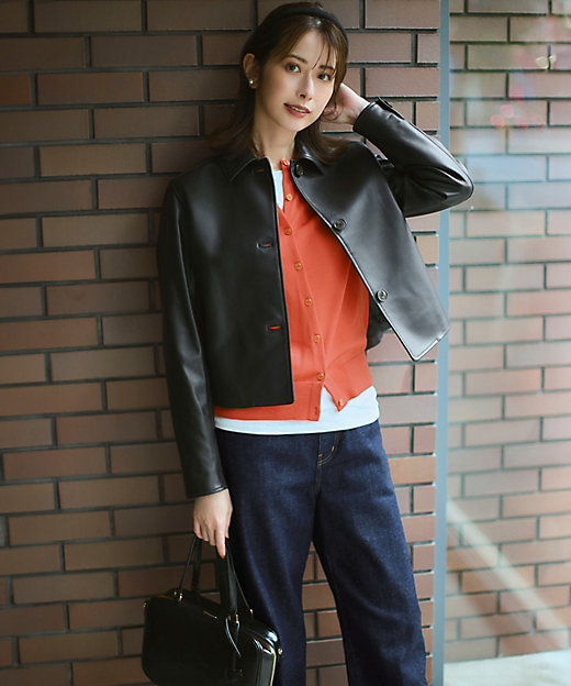 ラムレザー ステンカラー ジャケット（JKWOGA0304） | 23区