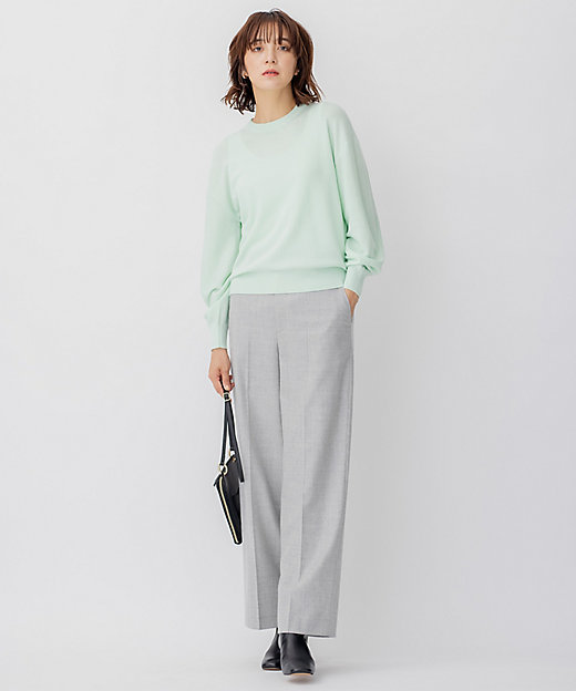 ウールブレンド バック パール ニット（KRWONZ0652） | 23区