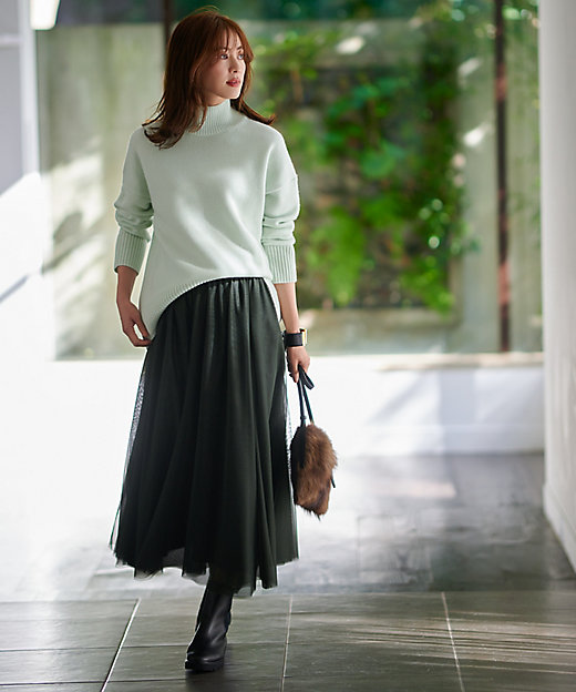 好評につき新色追加／CLASSY．1月号掲載】ウールカシミヤ