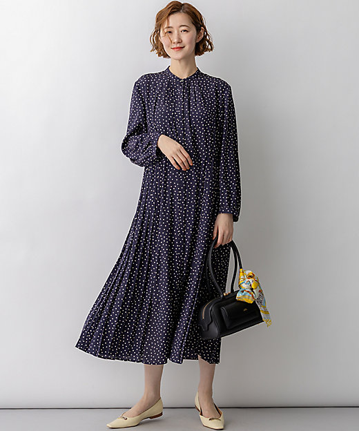 ランダムドットプリント ワンピース（OPWOLS0305） | 23区