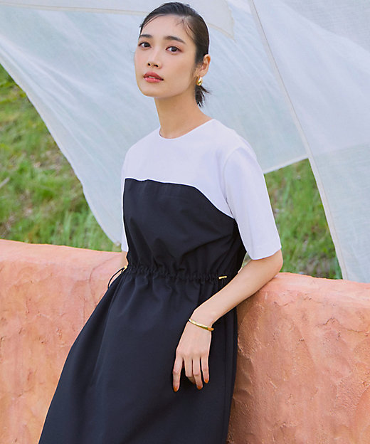 撥水加工／洗える】ビスチェデザイン マルチワンピース