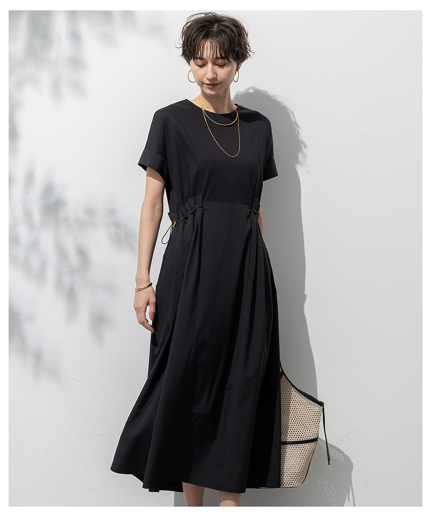 撥水加工／汗シミ防止／洗える】コンビデザイン マルチワンピース